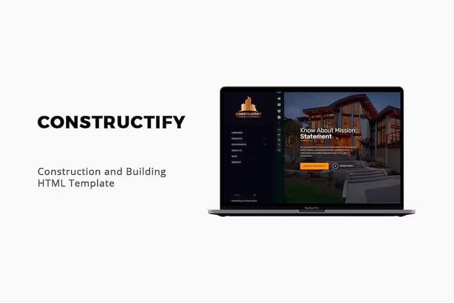 CONSTRUCTIFY – CONSTRUCTION HTML TEMPLATE